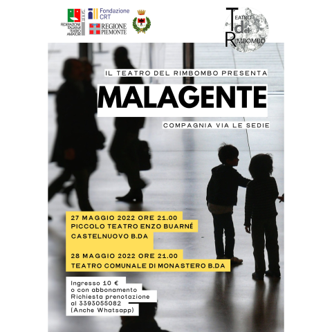 "Malagente" al teatro di Monastero Bormida