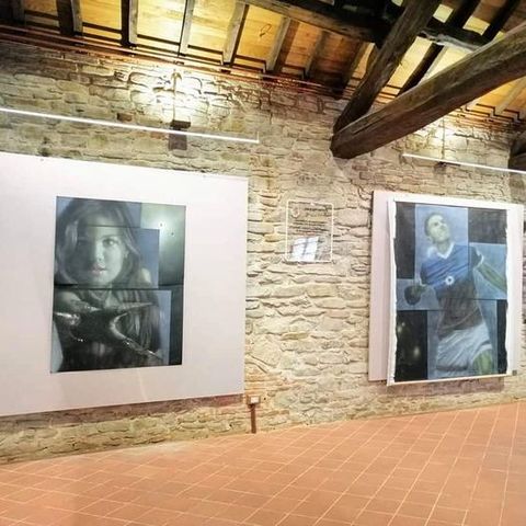 Work in progress per la mostra “Giocare la Vita” di Massimo Berruti al castello di Monastero Bormida