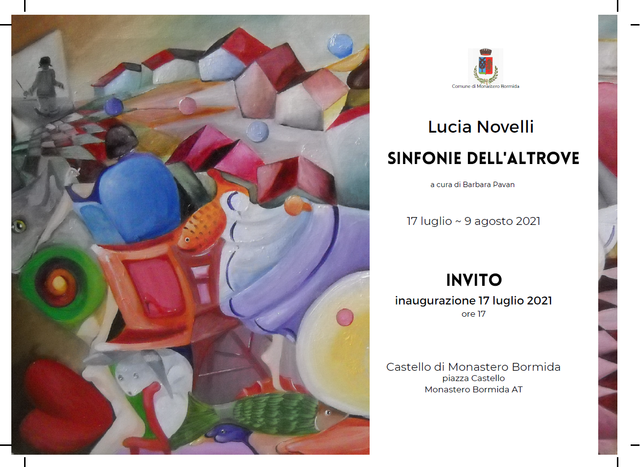 Monastero Bormida: sabato 17 luglio l'inaugurazione della mostra "Sinfonie dell’altrove" di Lucia Novelli