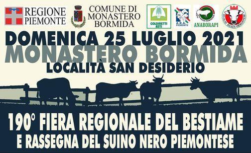 Fiera Regionale del Bestiame di San Desiderio il 25 luglio a Monastero Bormida